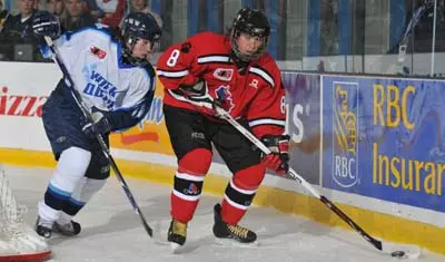Isabel Menard competing for Team Canada.