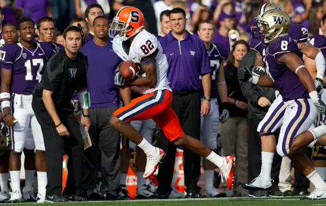 Van Chew makes a catch at Washington