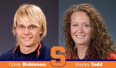 Corey Robinson and Hayley Todd are scholar-athletes of the week (Sept. 6)