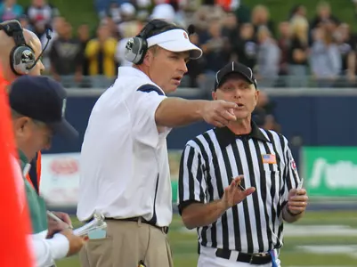 Head coach Doug Marrone at Akron