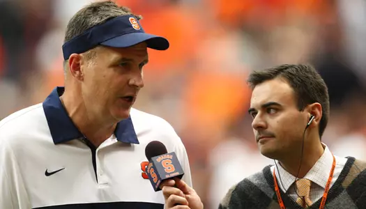 Coach Marrone and Brian Higgins