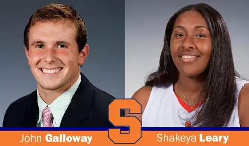 Scholar-Athlete Leary and Galloway