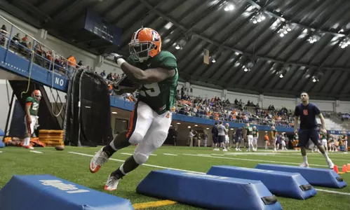 Antwon Bailey at Spring practice