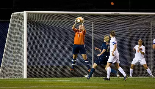 Eliza Bennett-Hattan makes the save against Pittsburgh.