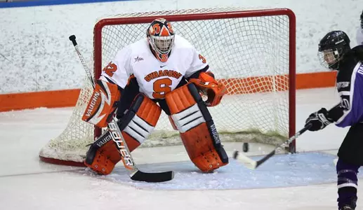 Billadeau in goal for the Orange.
