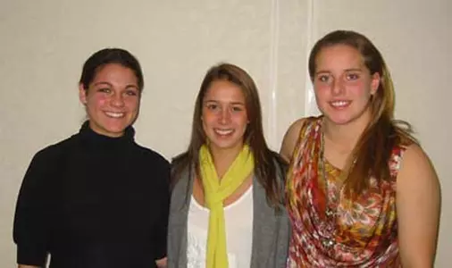 Rosina Callisto, Casey Ramirez and Brittany Anghel were honored at the SU Women's Soccer Banquet.