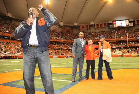 Floyd Little at Maine game 2010