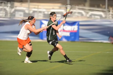 Lindsay Rogers takes on Loyola in the BIG EAST Tournament.