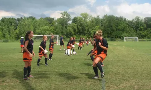 Orange open preseason practice.