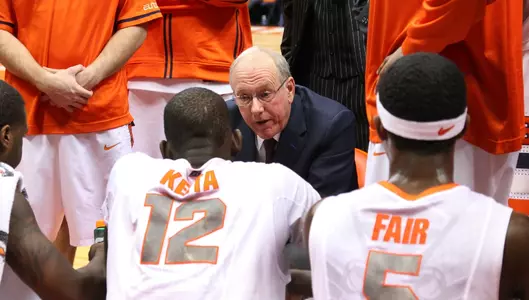 Coach Boeheim and Team