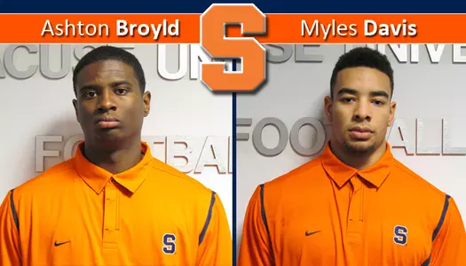 Ashton Broyld and Myles Davis
