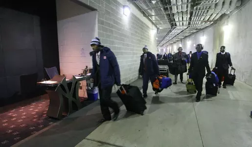 Team Arriving at Yankee Stadium