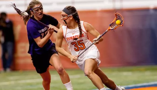 Michelle Tumolo on the attack against Northwestern.