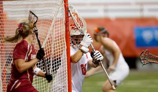 Alyssa Costantino takes on Boston College.