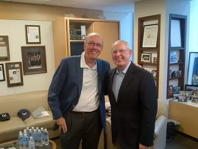 Jim Boeheim and Tom Coughlin