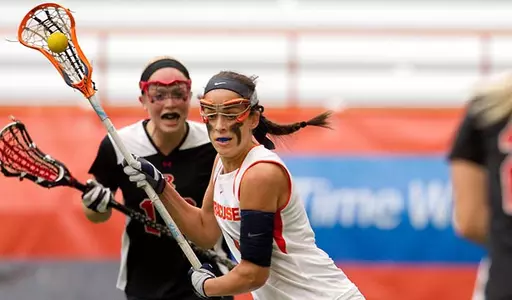 Alyssa Murray attacks Rutgers defense.