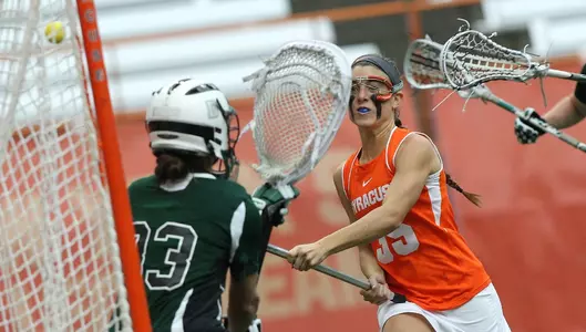 Michelle Tumolo scores against Dartmouth.