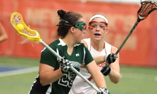 Janelle Stegeland defends against Dartmouth.