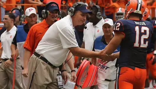 Coach Marrone against Northwestern