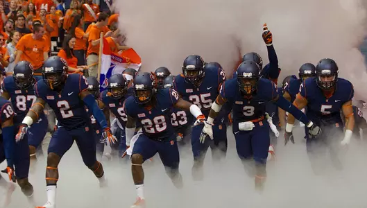 Syracuse takes the field vs. Clemson