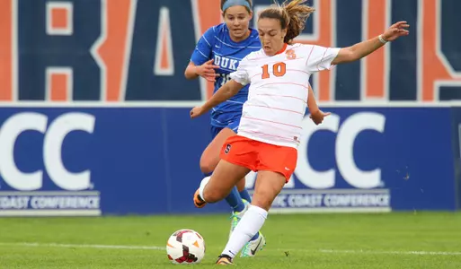 Kayla Alexander takes on Duke.