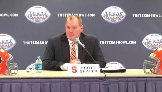 shafer at texas bowl presser