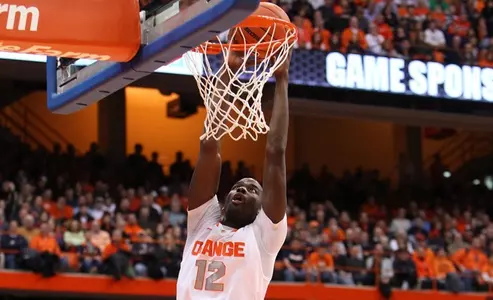 Baye Moussa-Keita on the slam dunk.
