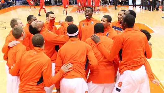 The Orange get ready battle in the Dome.