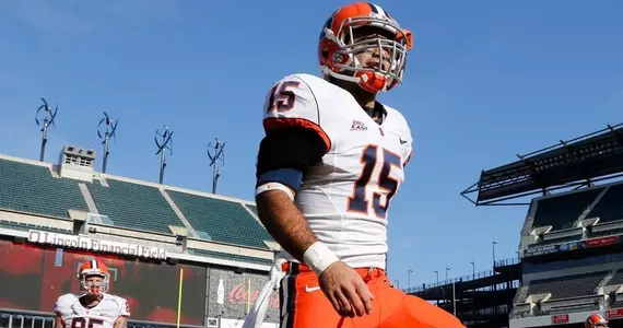 Alec Lemon warms up before the game.