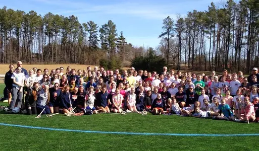 SU women's lacrosse clinic.