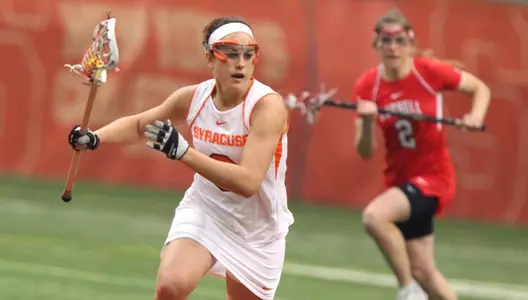 Kailah Kempney on the attack against Cornell.