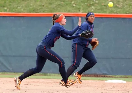 Mary Dombrowski makes the out.