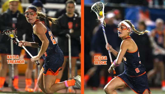 Kayla Treanor and Becca Block