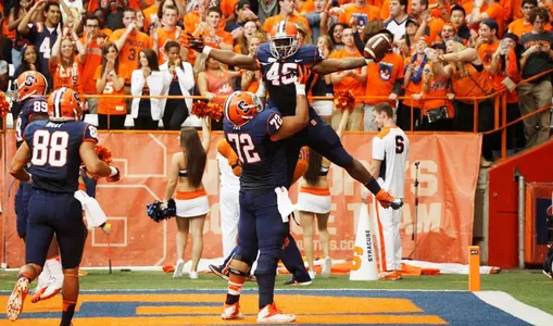 Jerome Smith TD Celebration Ivan Foy