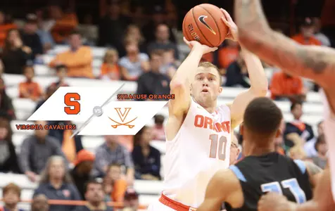 Orange takes on Virginia Saturday.