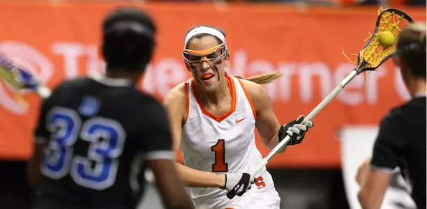 Alyssa Murray leads the Orange by Duke with seven points.