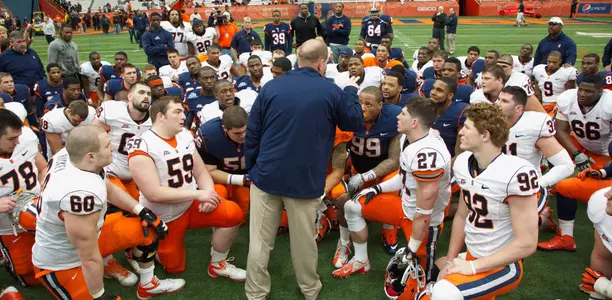 shafer talking to team