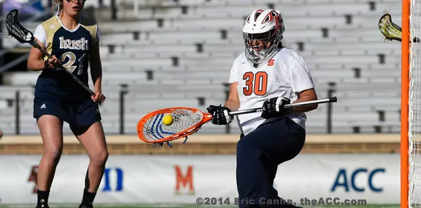Alyssa Costantino takes on Notre Dame in the ACC Championship.