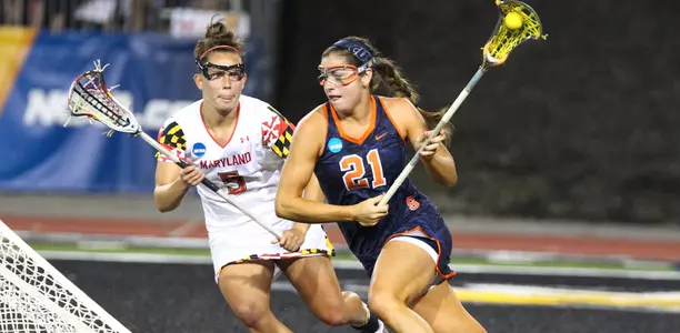 Kayla Treanor on the attack against Maryland.
