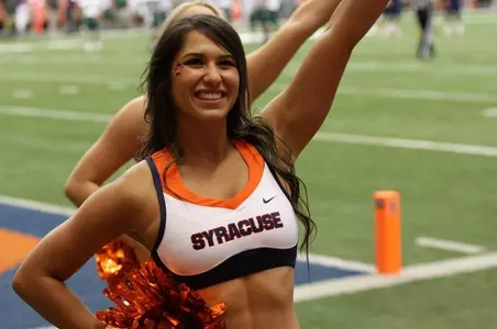 Cheering on the Orange!