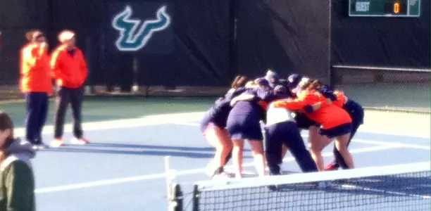 Tennis team at USF