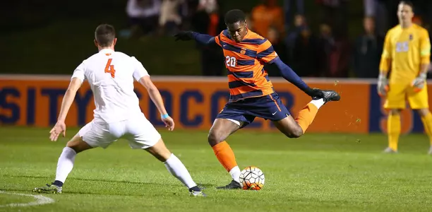 Kamal Miller moves the ball forward against Clemson.