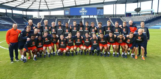 Syracuse takes the field at Sporting Park.