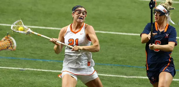 Kayla Treanor leads the Orange with seven points against the Cavaliers.