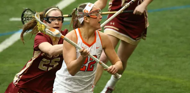 Taylor Gait nets a pair of goals against Boston College.