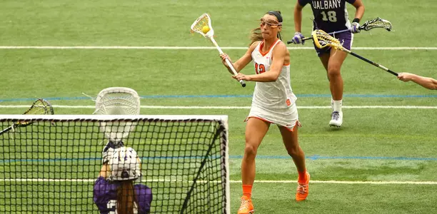 Loren Ziegler scores a career-high five goals against Albany.