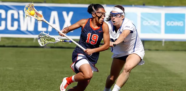 Taylor Poplawski netted two goals against Duke in the ACC Tournament semifinals.
