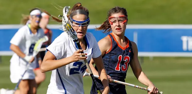 Mallory Vehar defends against Duke in the ACC Tournament.
