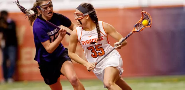 Michelle Tumolo on the attack against Northwestern.