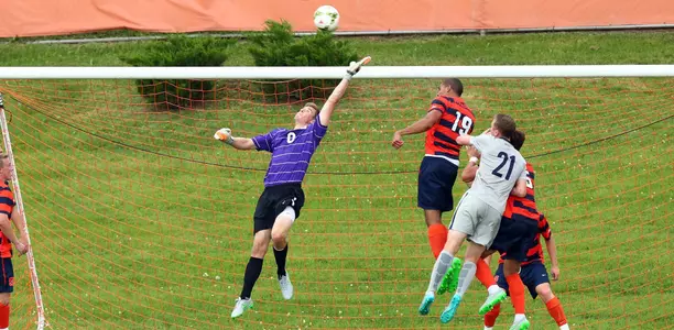 Austin Aviza makes the save.